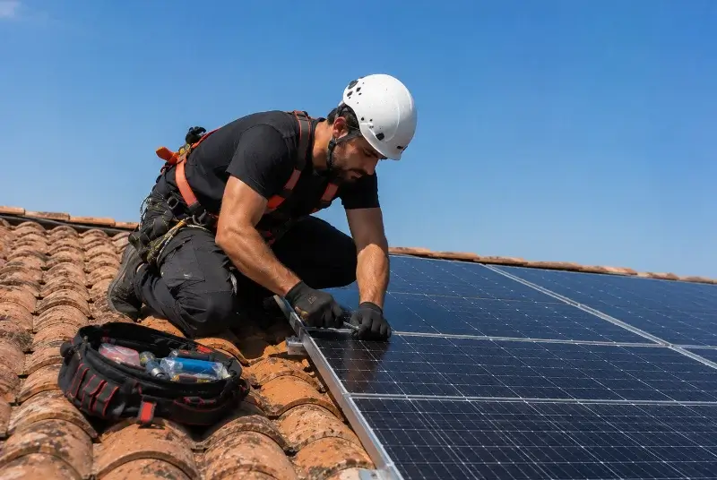 Maintenance et monitoring de panneaux solaires à Arzon